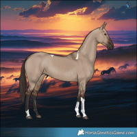 Horse Color:White Spotted Liver Red Dun Tobiano Rabicano