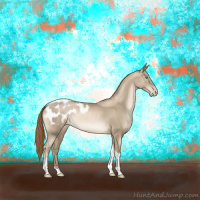 Horse Color:Smoky Black Pearl Tobiano Appaloosa 