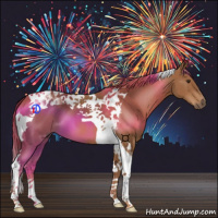 Horse Color:Chestnut Tobiano