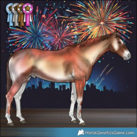 Horse Color:Red Onyx Tobiano 