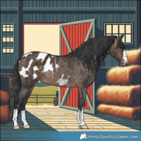 Horse Color:Brown Dun Appaloosa Brindle 