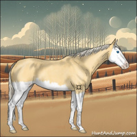Horse Color:Palomino Roan Splash 