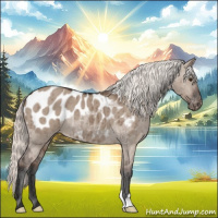 Horse Color:Liver Red Dun Mushroom Appaloosa Brindle