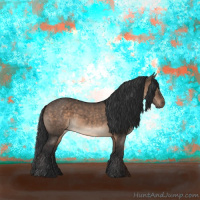 Horse Color:Brown Dun 
