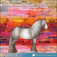 Horse Color:Gray Liver Red Dun Brindle 