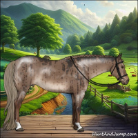 Horse Color:Liver Red Dun Brindle 