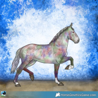 Horse Color:Nacre Chocolate Silver Brown Chinchilla 