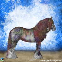 Horse Color:Nacre Chocolate Blue Onyx Chinchilla Ice Sabino