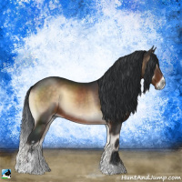 Horse Color:Brown Onyx Sabino 