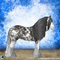 Horse Color:Midnight Brown Ice Onyx Sabino 