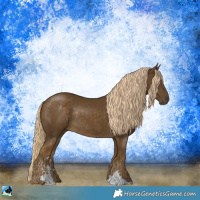 Horse Color:Chocolate Palomino Mushroom Sabino Rabicano