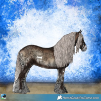 Horse Color:White Spotted Liver Red Onyx Ice Mushroom Rabicano 