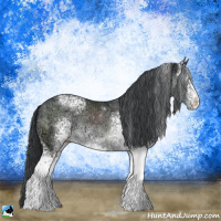 Horse Color:White Spotted Brown Chinchilla Ice 