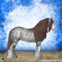 Horse Color:Nacre White Spotted Chocolate Brown Chinchilla Ice Onyx Sabino 