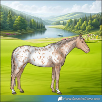 Horse Color:Chestnut Near Leopard 