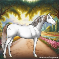 Horse Color:White Spotted Liver Red Dun Splash Appaloosa 