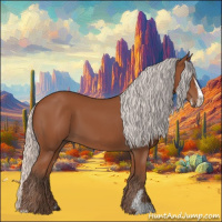 Horse Color:Silver Bay Sabino Rabicano 