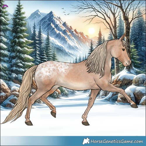 Horse Color:Chestnut Ice Appaloosa