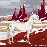 Horse Color:Smoky Creme Roan Dun 