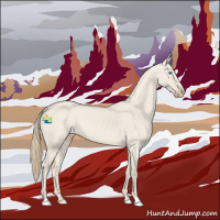 Horse Color:Smoky Creme Roan Dun 