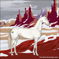 Horse Color:Perlino Roan Dun 