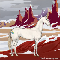 Horse Color:Perlino Roan Dun 