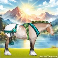 Horse Color:Gray Blue Roan Pearl Appaloosa 