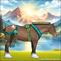 Horse Color:Gray Black Pearl Appaloosa