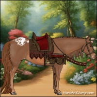 Horse Color:Chestnut Appaloosa