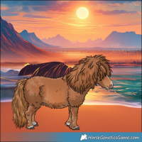 Horse Color:Chestnut Splash Frame 