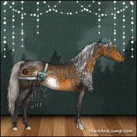 Horse Color:White Spotted Silver Buckskin 