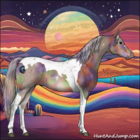 Horse Color:Nacre Silver Black Tobiano 