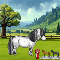 Horse Color:White Spotted Bay Chinchilla 