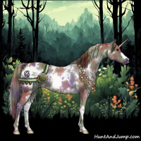 Horse Color:Nacre White Spotted Chocolate Black 