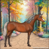 Horse Color:Silver Bay Rabicano 