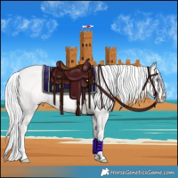 Horse Color:Silver Smoky Creme 