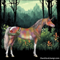 Horse Color:Nacre Silver Brown Tobiano 