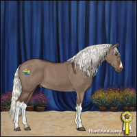 Horse Color:Liver Red Dun Mushroom 