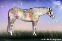 Horse Color:Nacre White Spotted Red Onyx Ice Splash Rabicano 