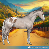 Horse Color:Silver Brown Dun Appaloosa 