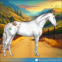 Horse Color:Silver Brown Dun Appaloosa