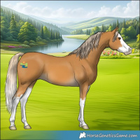 Horse Color:Palomino Splash