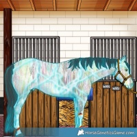 Horse Color:Thunderstruck Brown Ice Dun Tobiano