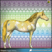 Horse Color:Watercolor White Spotted Liver Red Dun