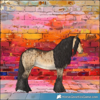 Horse Color:Buckskin Dun Brindle 