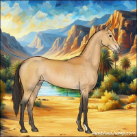 Horse Color:Buckskin