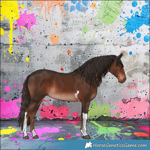 Horse Color:Liver Chestnut Tobiano