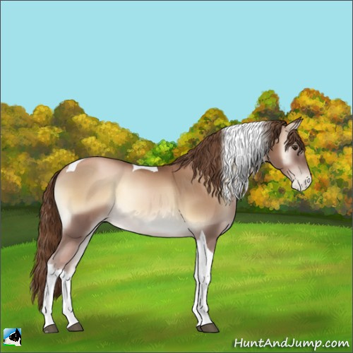 Horse Color:Liver Red Onyx Pearl Tobiano 