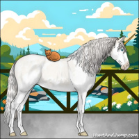 Horse Color:White Spotted Cremello Ice Roan Dun Splash Varnish