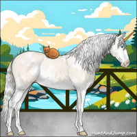 Horse Color:White Spotted Silver Perlino Dun Splash Rabicano